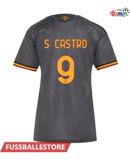 Günstige AS Roma Santiago Castro #9 3rd trikot Damen 2026-27 Kurzarm